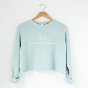 Snail Mail Squad Crop Sweatshirt