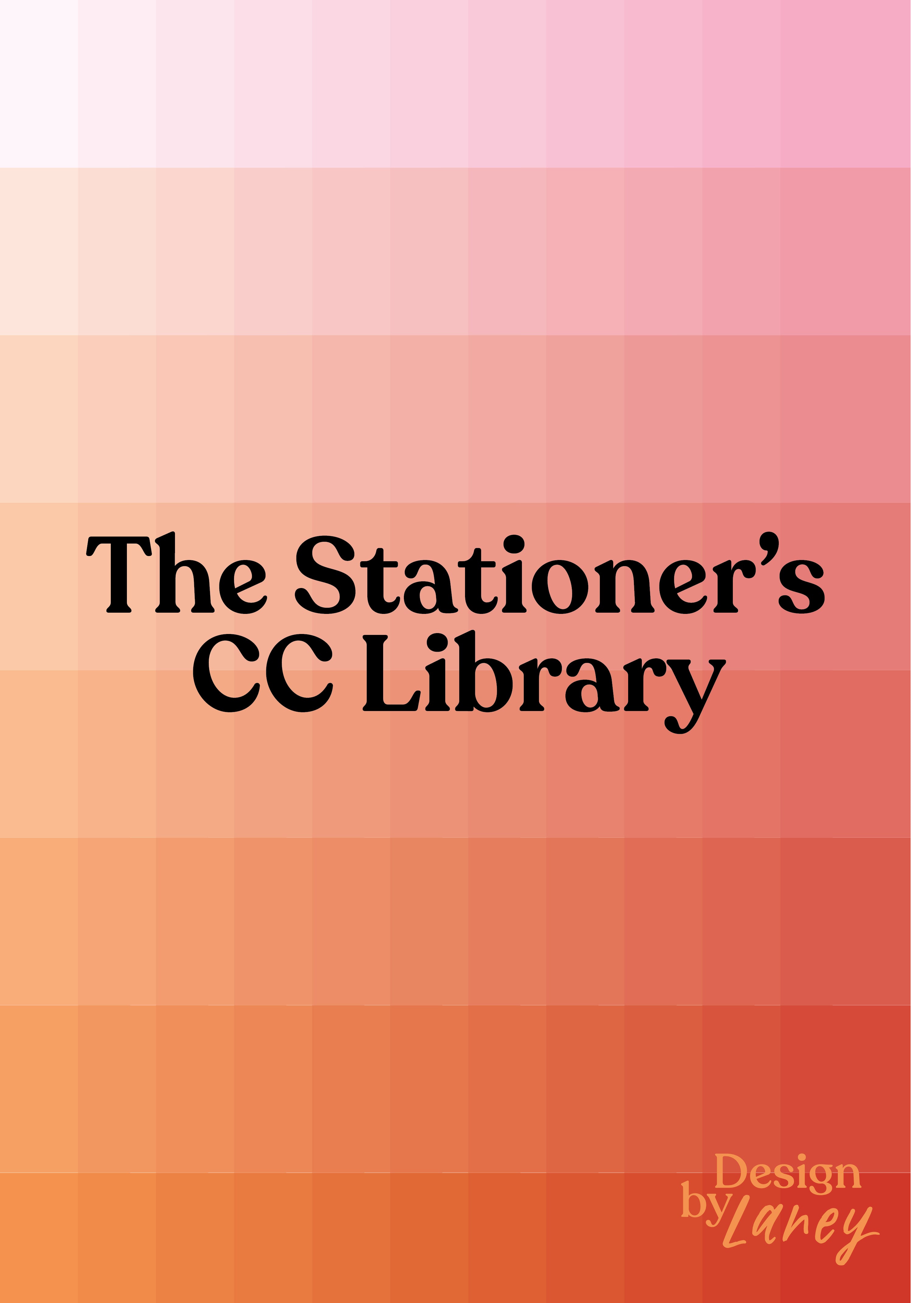 The Stationer's Creative Cloud Library - Updated 01.2025!