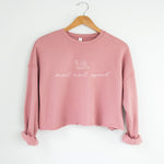 Snail Mail Squad Crop Sweatshirt