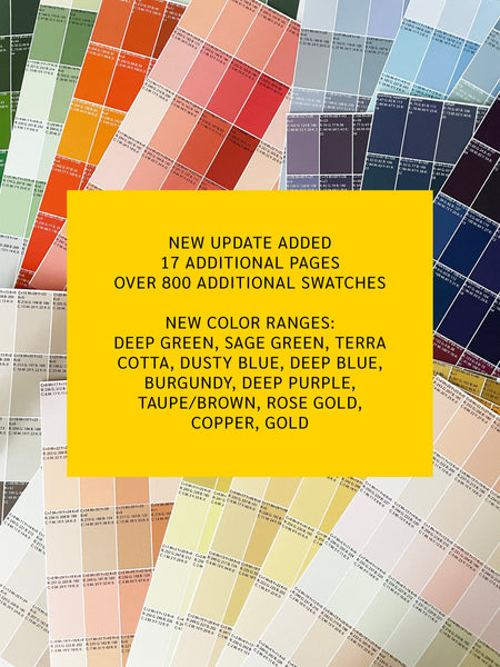 Color Pdf Download The Printable Palette - PDF Color Swatch Chart! – Design by Laney