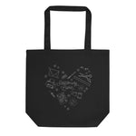 Stationery Lover Heart Eco-Tote Bag