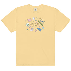 Stationery Lover Collage Colorful Tee