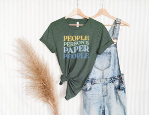 People Person's Paper People Cool Colors Standard Tee