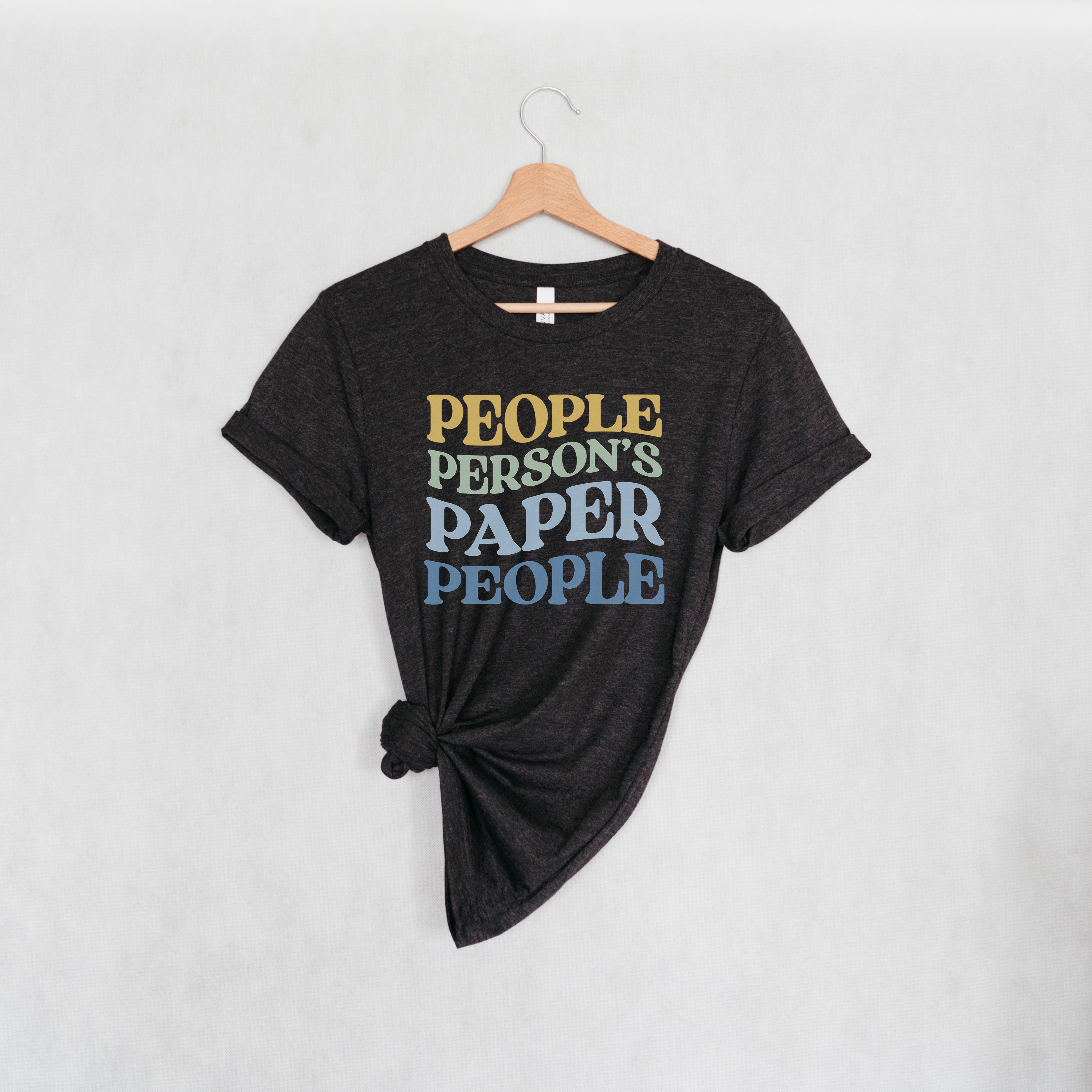 People Person's Paper People Cool Colors Standard Tee