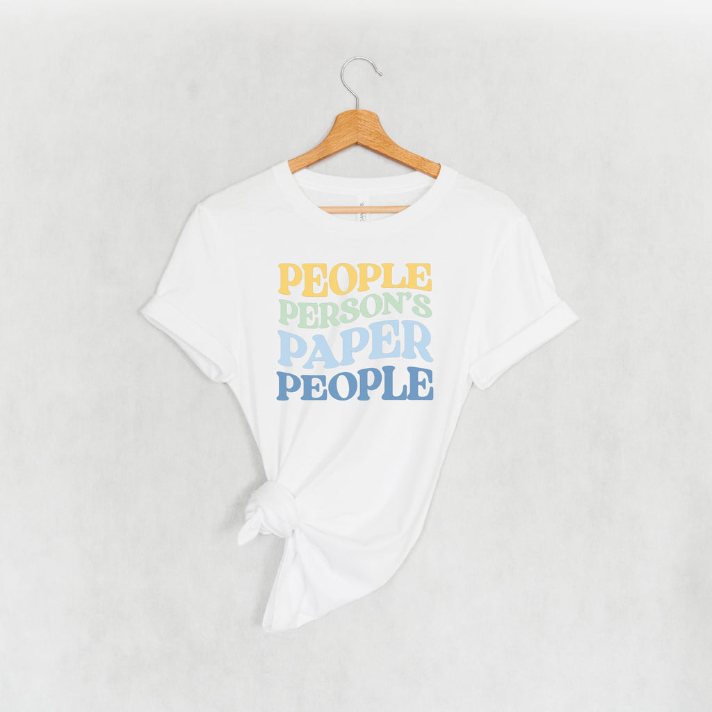 People Person's Paper People Cool Colors Standard Tee