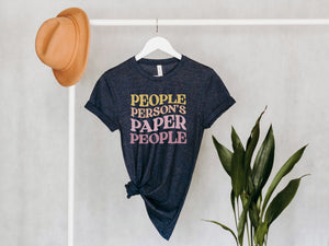 People Person's Paper People Warm Colors Standard Tee