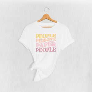 People Person's Paper People Warm Colors Standard Tee