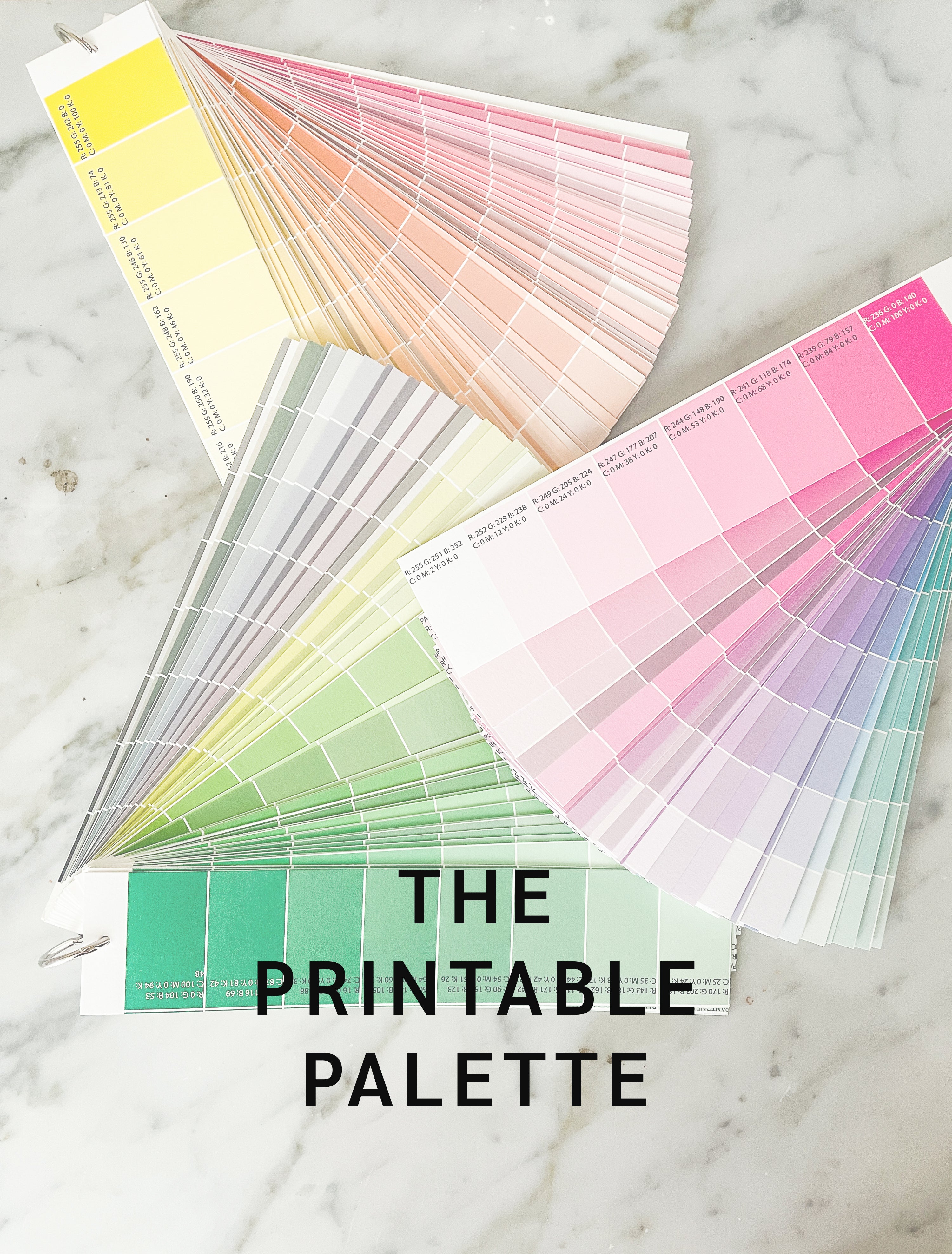 Swatch Color The Printable Palette - A PDF Color Swatch Chart! – Design by Laney
