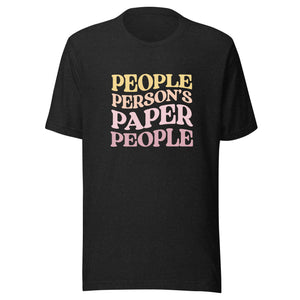 People Person's Paper People Warm Colors Standard Tee