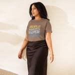 People Person's Paper People Cool Colors High-Waisted Tee