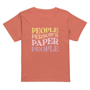 People Person's Paper People Warm Colors High-Waisted Tee