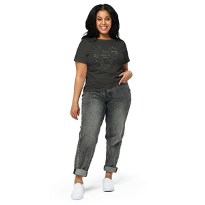 Stationery Lover Heart Minimal High-Waisted Tee