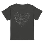 Stationery Lover Heart Minimal High-Waisted Tee