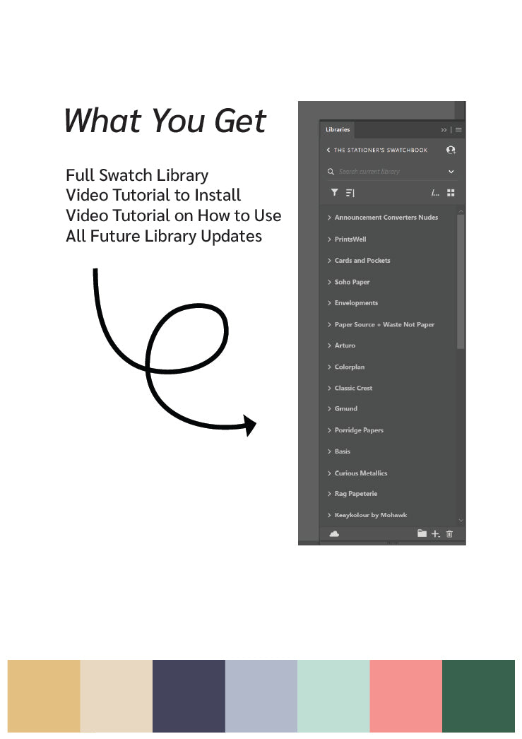 The Stationer's Swatchbook - Updated 08.2023!