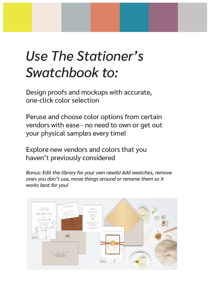 The Stationer's Swatchbook - Updated 08.2023!